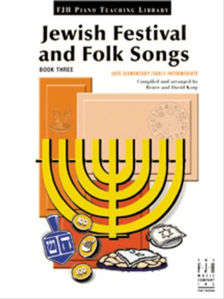 Jewish Festival and Folk Songs, Book Three Piano Method scores gallery preview page 1