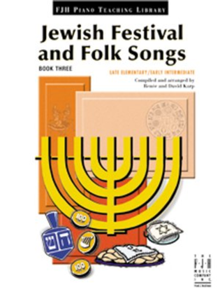Book cover for Jewish Festival and Folk Songs, Book Three
