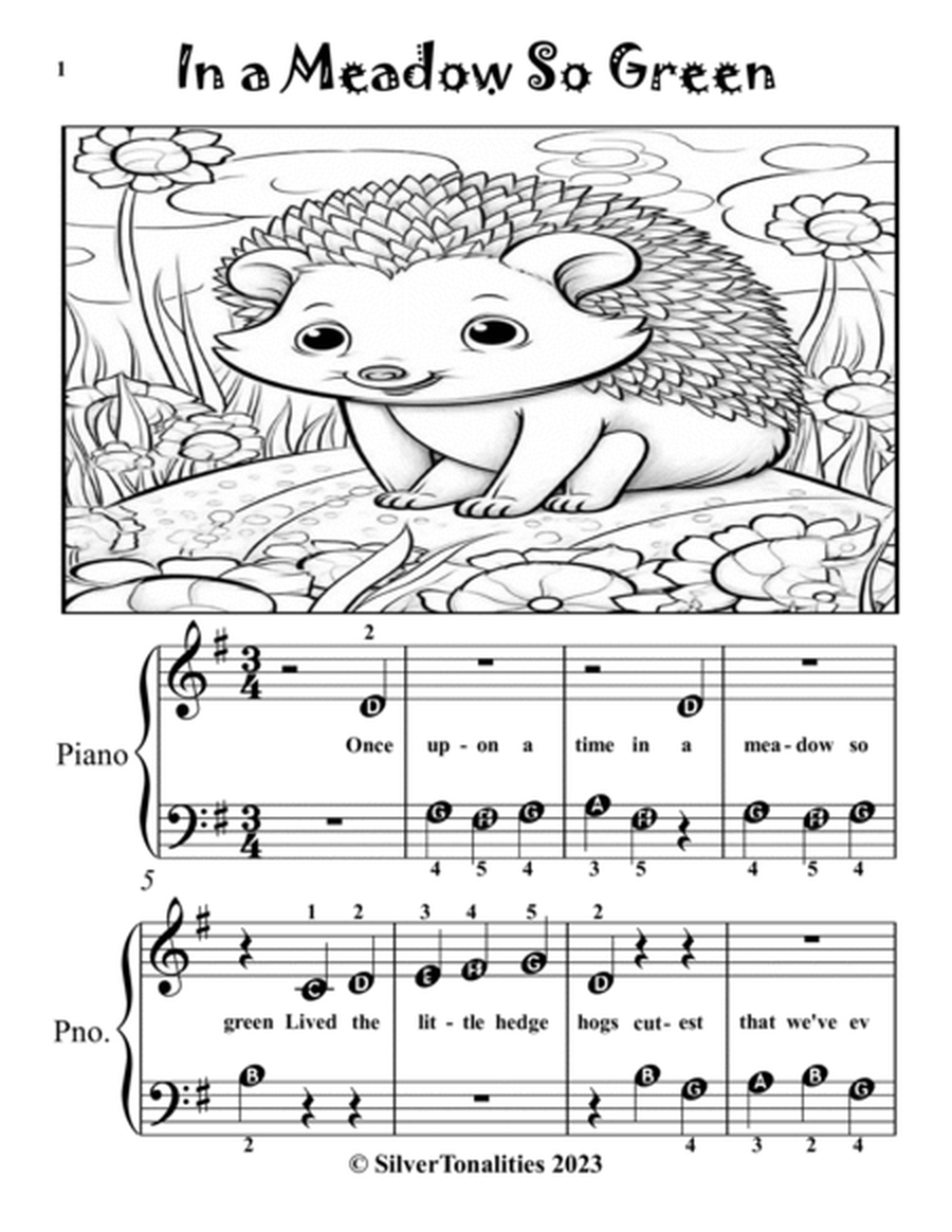 Little Hedgehogs for Beginner Piano