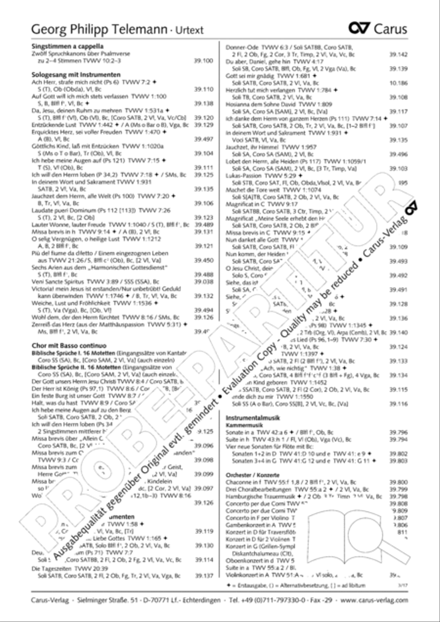 Magnificat in C major 4-Part scores gallery preview page 69