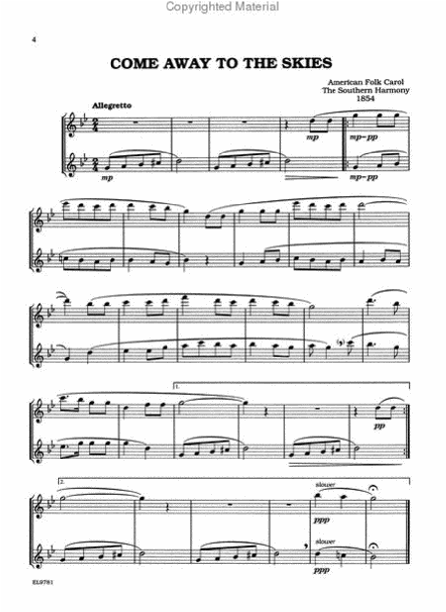 Sacred Duets for All (From the Renaissance to the Romantic Periods) Small Ensemble scores gallery preview page 2