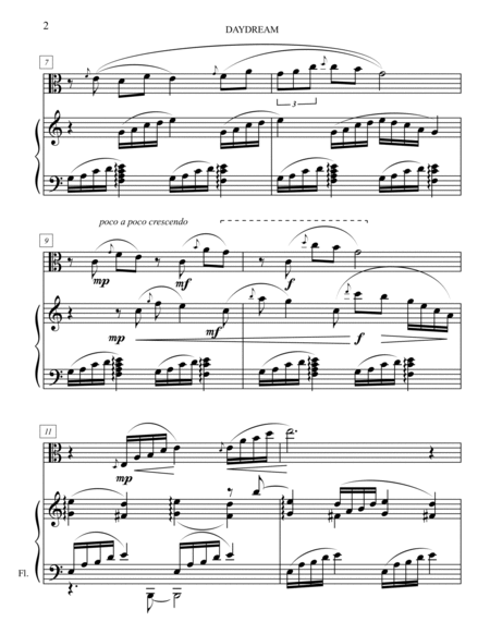 Daydream - from 'Scenes from Childhood' for Viola & Piano image number null