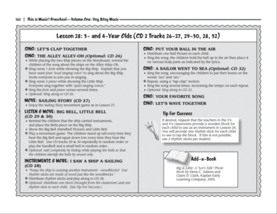 This Is Music! Preschool, Volume 1 CD scores gallery preview page 7