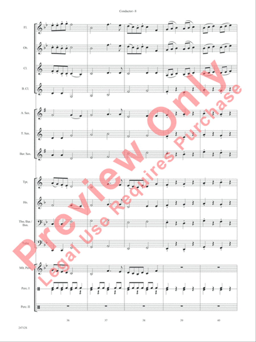 Chrysalis Concert Band scores gallery preview page 11