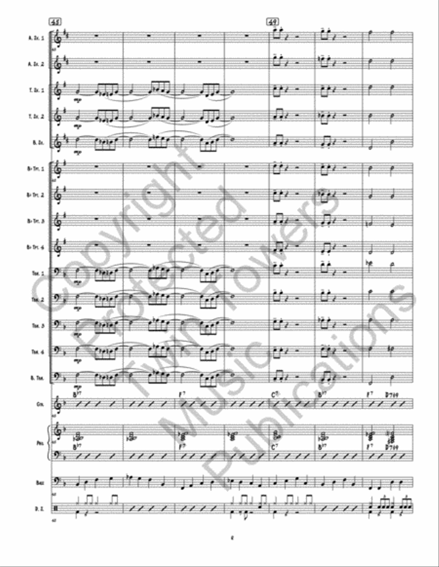 Williemakeit Blues Williemakeit Blues Jazz Ensemble scores gallery preview page 9