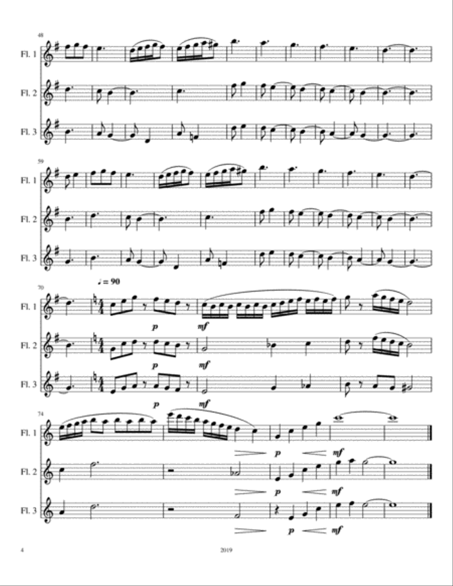 Cherubs Woodwind Trio scores gallery preview page 4