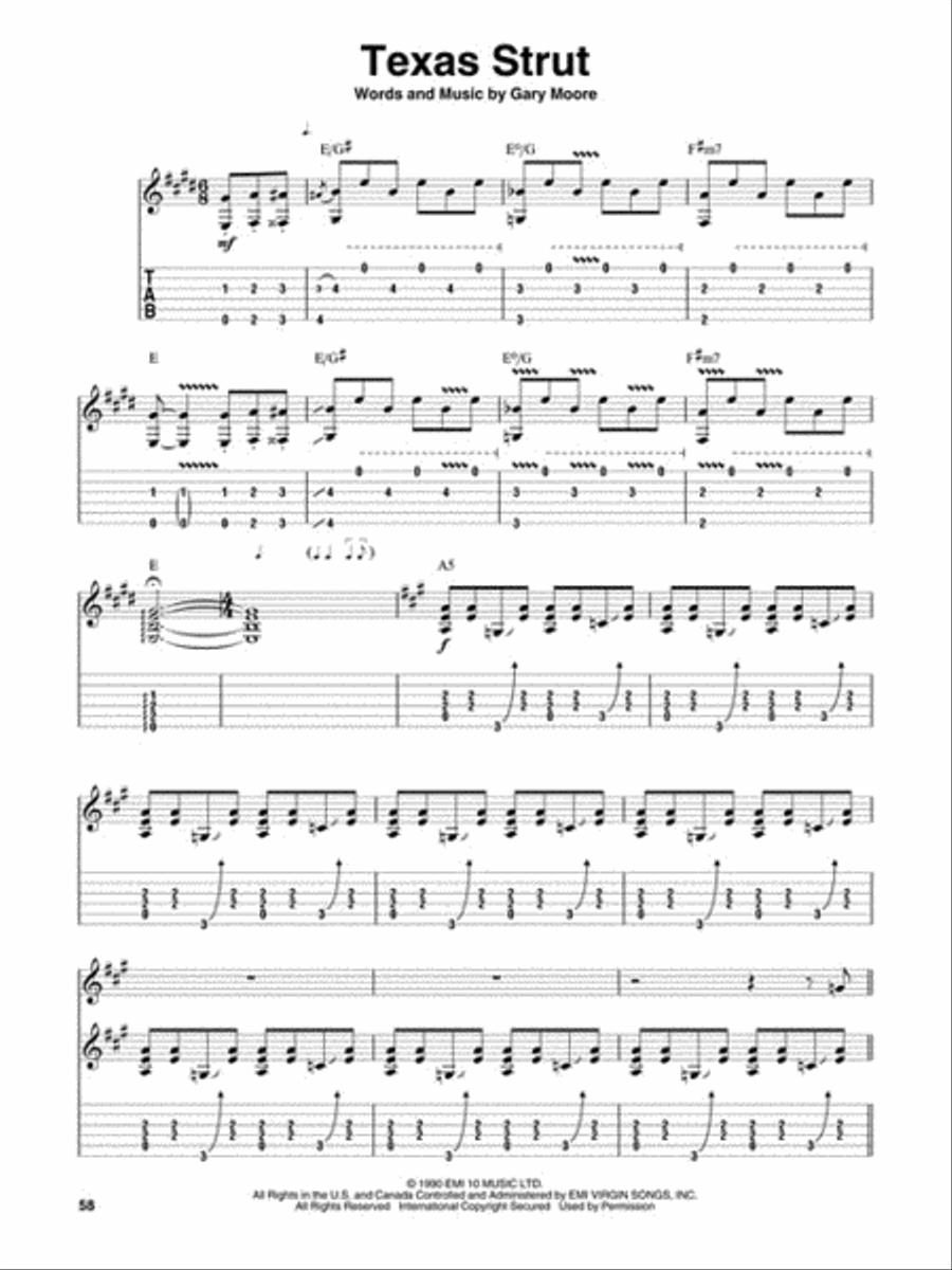 Gary Moore Electric Guitar scores gallery preview page 5
