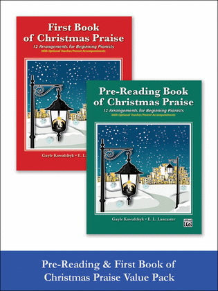 Book cover for Pre-Reading & First Book of Christmas Praise (Value Pack)