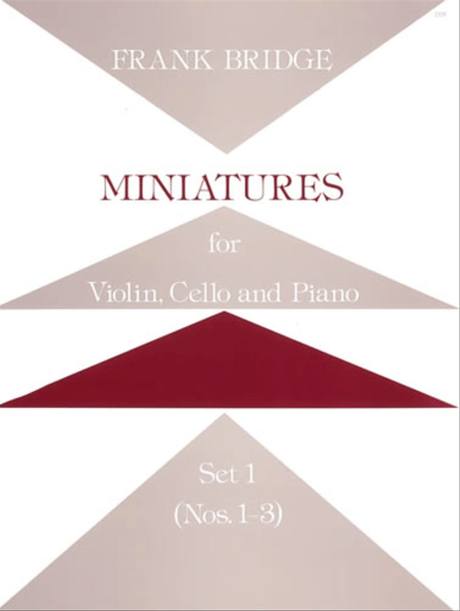 Miniatures for Violin, Cello and Piano. Set 1 Piano Trio scores gallery preview page 1