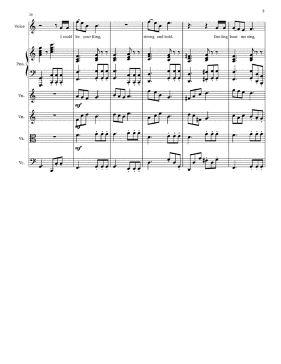 Leo: The Finest Thing Chamber Orchestra scores gallery preview page 3