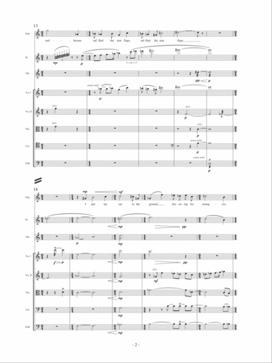 [Van de Vate] Listening to the Night Large Ensemble scores gallery preview page 4