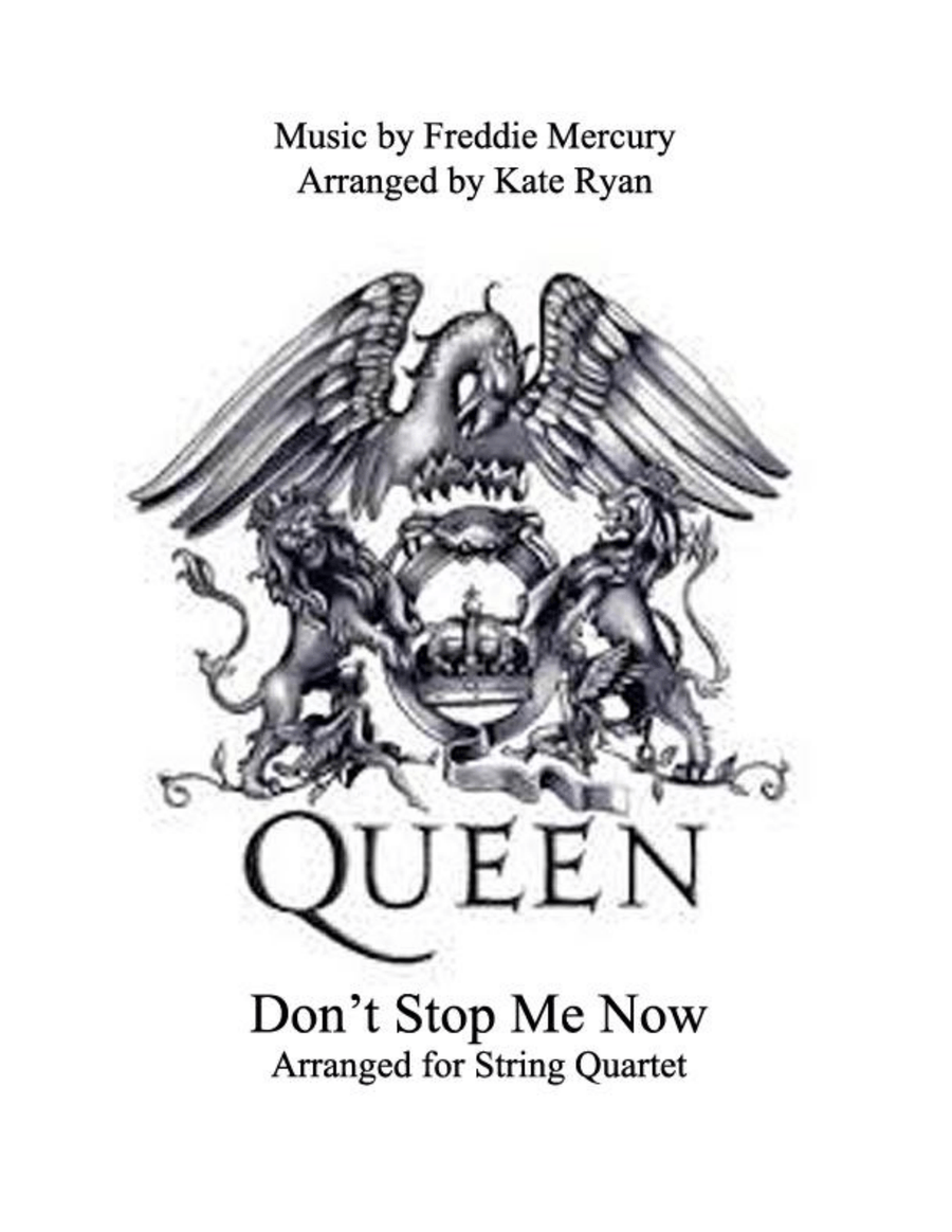 Don't Stop Me Now String Quartet scores gallery preview page 1