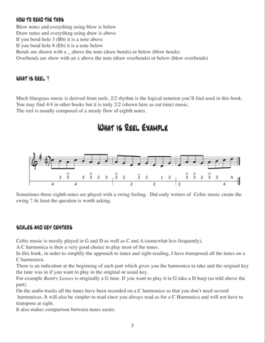 Celtic Harmonica Reels Harmonica scores gallery preview page 6
