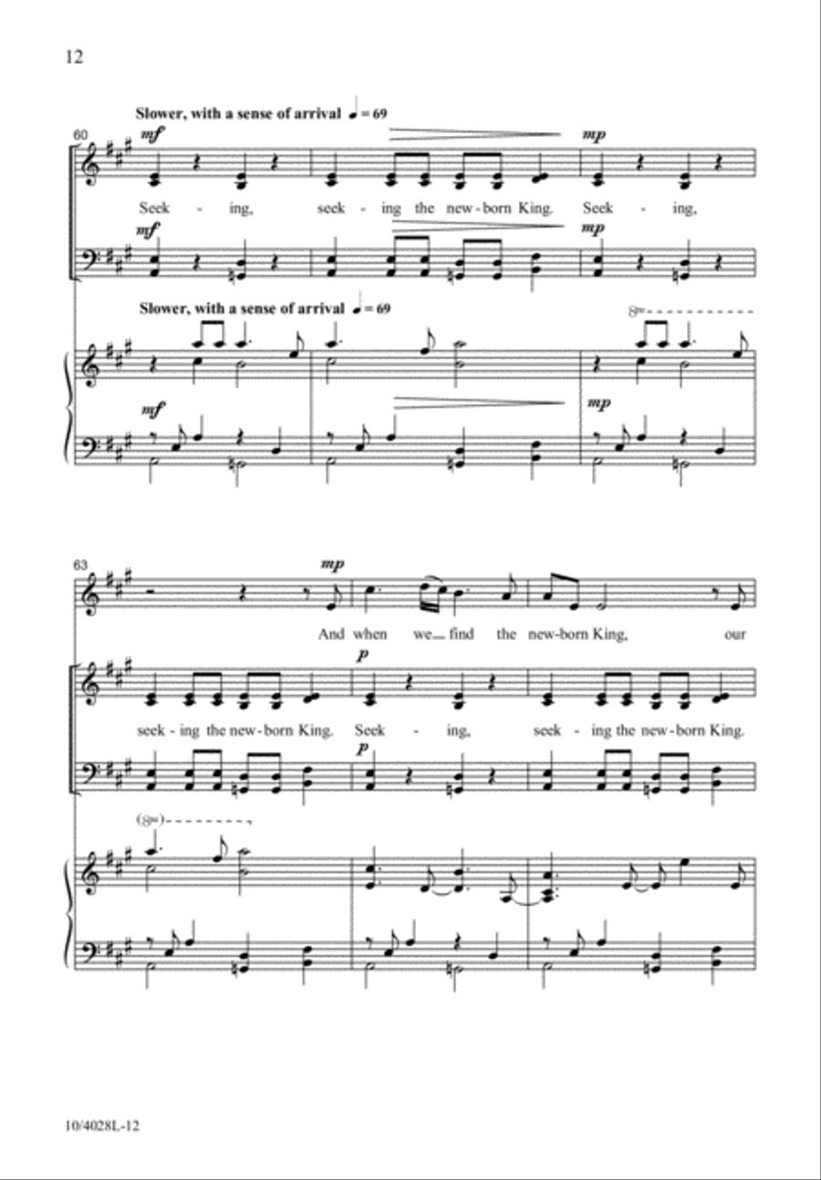 Seeking the King Seeking the King 4-Part scores gallery preview page 13