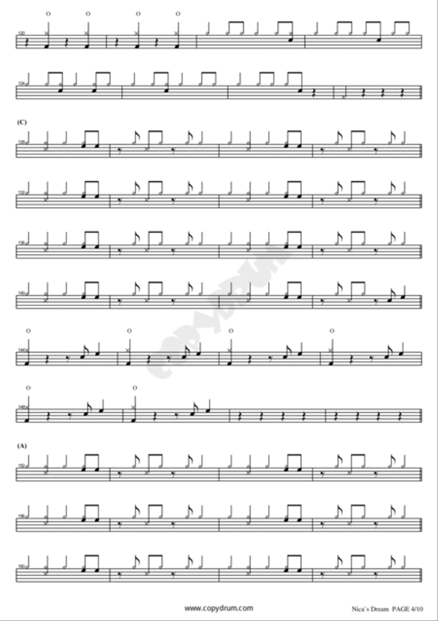 Nica's Dream Drum Set scores gallery preview page 4