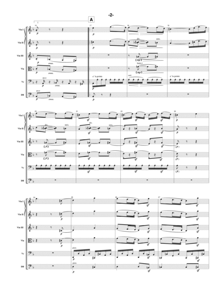 Andante from Piano Sonata 15 arranged for string orchestra - Score Only image number null