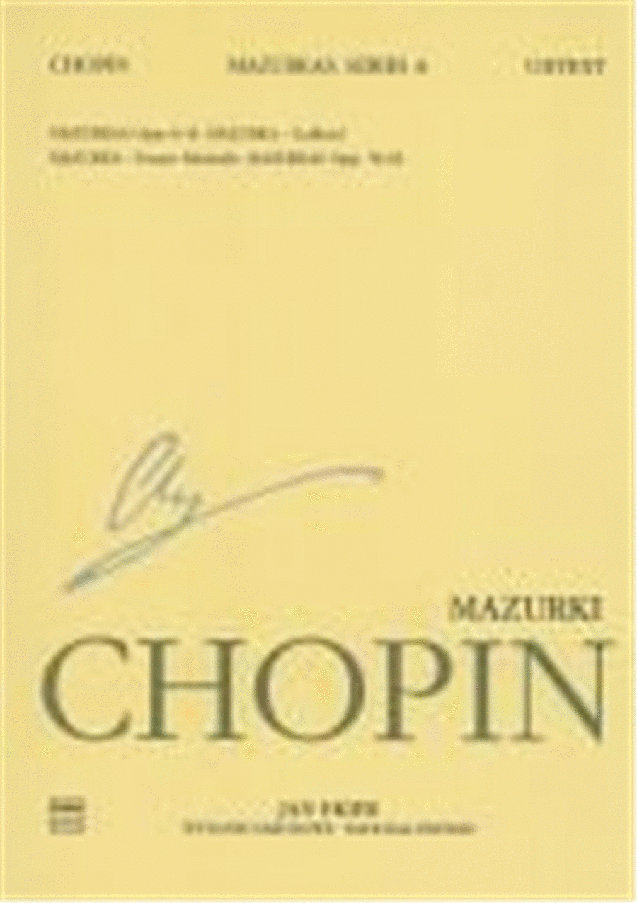 Mazurkas,Opp. 6,7,17,24,30,33,41 Piano Solo scores gallery preview page 1