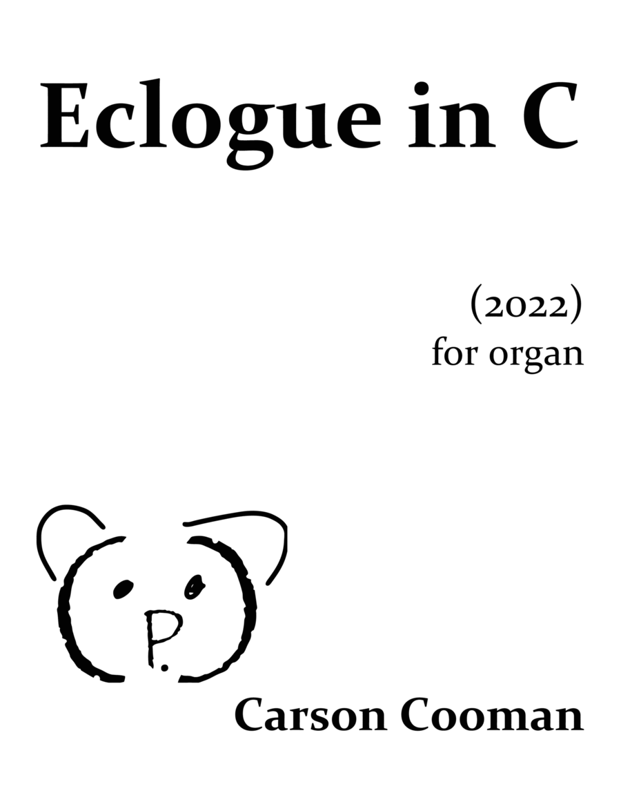 Eclogue in C Organ Solo scores gallery preview page 1