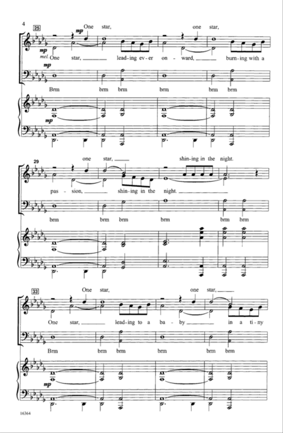 One Star 3-Part scores gallery preview page 4