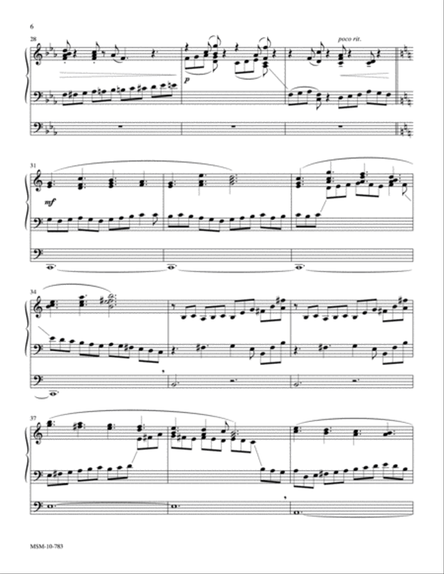 Four Organ Solos in Various Styles Organ scores gallery preview page 6