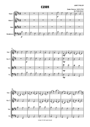 Pachelbel's Canon in D - String Quartet