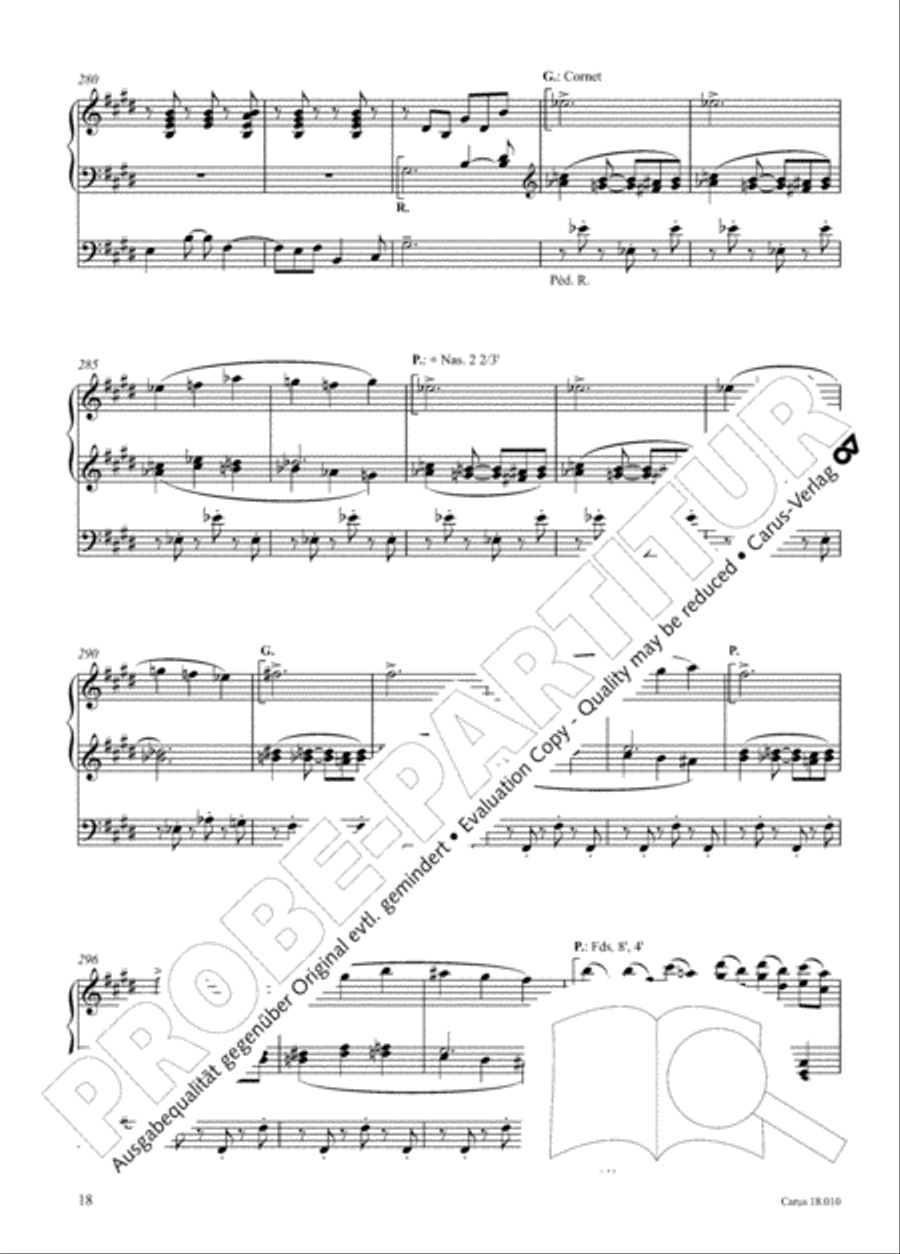Danse (Tarantelle styrienne) Organ scores gallery preview page 19