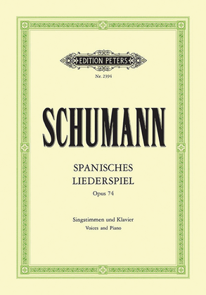 Book cover for Spanisches Liederspiel Op. 74