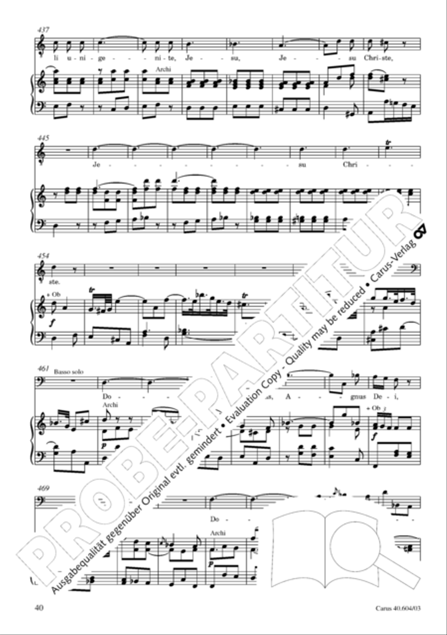 Grosse Mariazeller Messe in C 4-Part scores gallery preview page 49