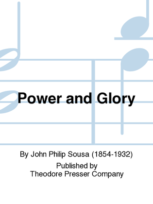 Book cover for Power And Glory