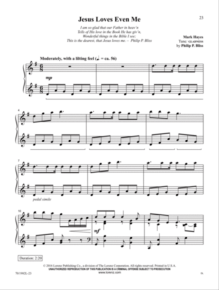 Light of The World Piano Solo scores gallery preview page 14