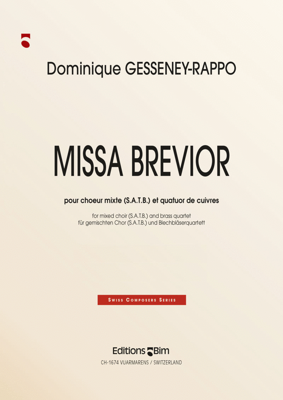Missa Brevior Mixed Choir scores gallery preview page 1