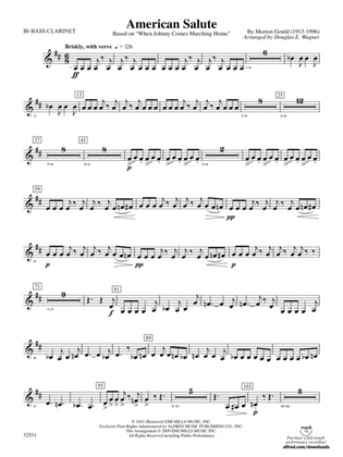 American Salute: B-flat Bass Clarinet