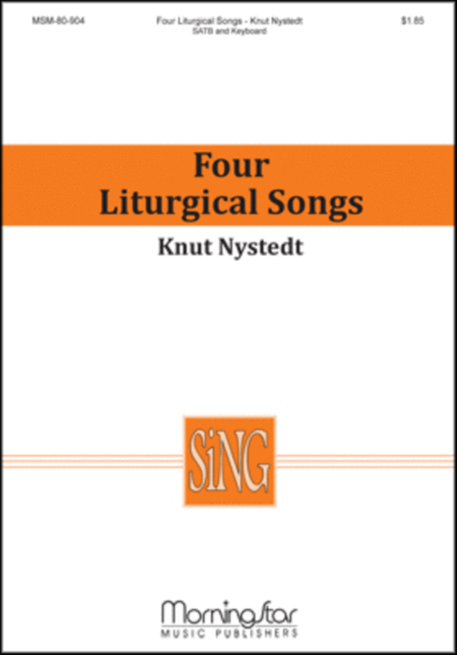 Four Liturgical Songs 4-Part scores gallery preview page 1