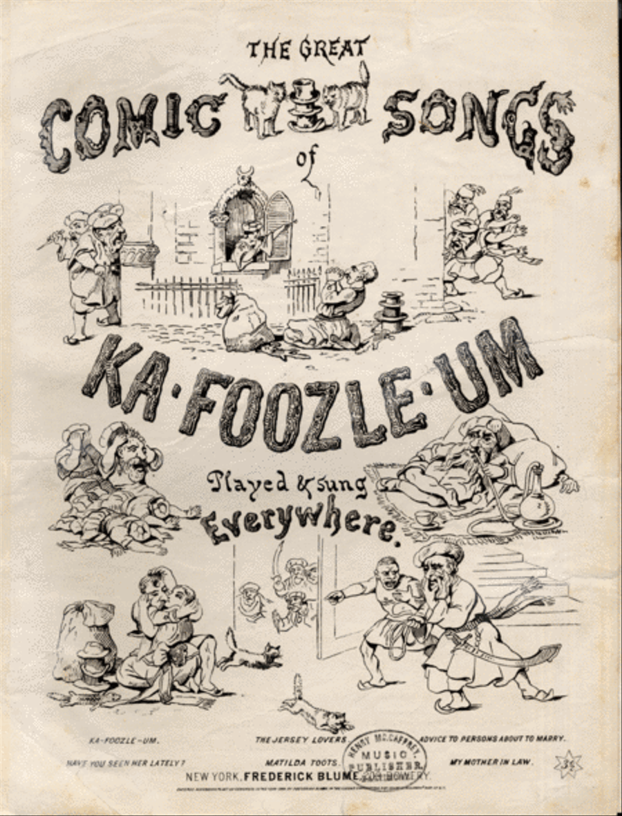 The Great Comic Songs of Ka-Foozle-Um Voice scores gallery preview page 1