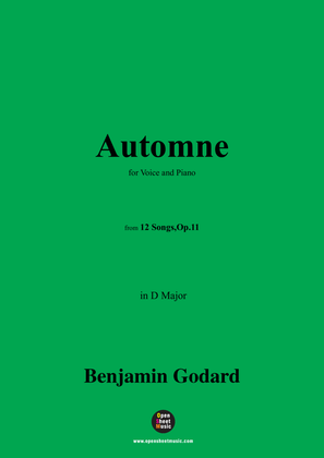 B. Godard-Automne,in D Major