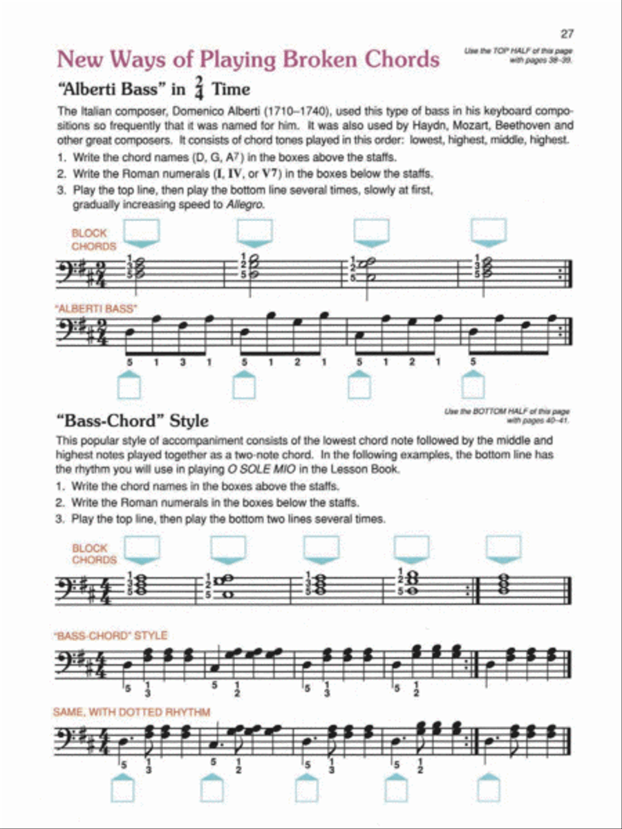 Alfred's Basic Piano Prep Course Theory, Book F Piano Method scores gallery preview page 4
