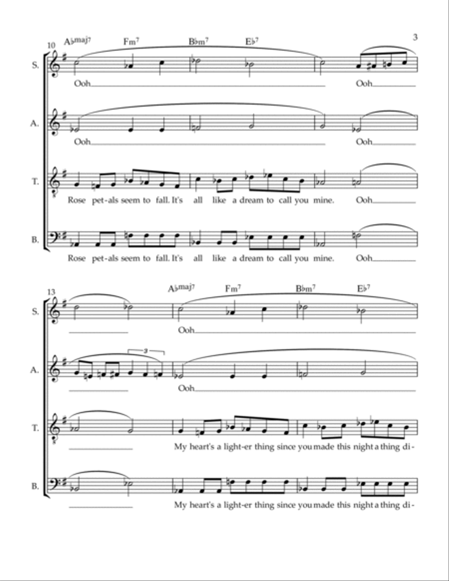 In A Sentimental Mood 4-Part scores gallery preview page 3