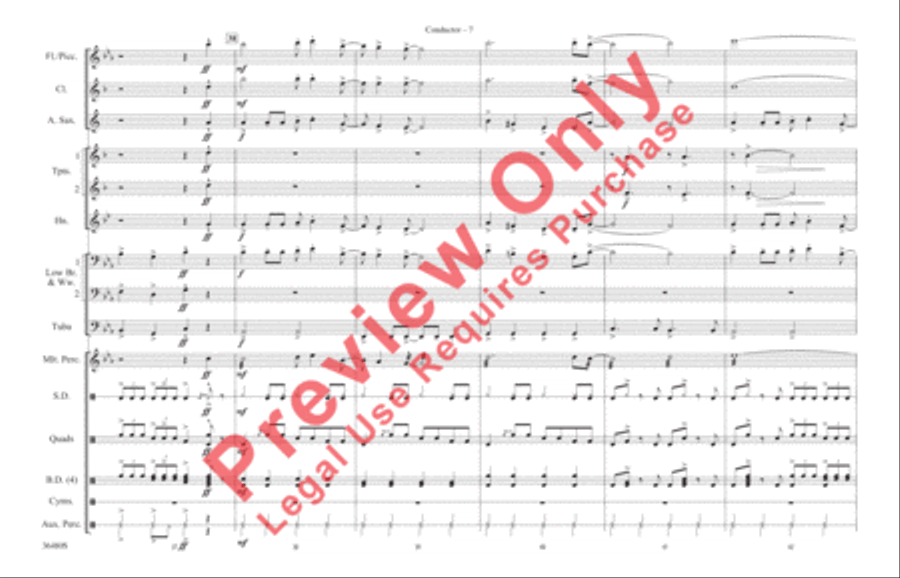 Holiday Holiday Marching Band scores gallery preview page 8