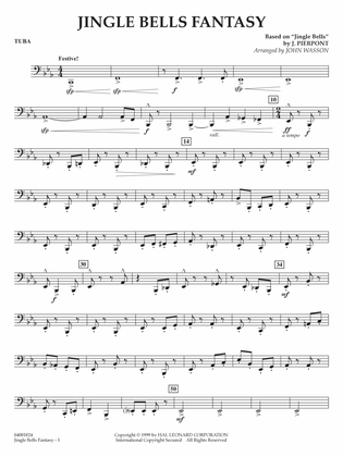 Jingle Bells Fantasy (arr. John Wasson) - Tuba