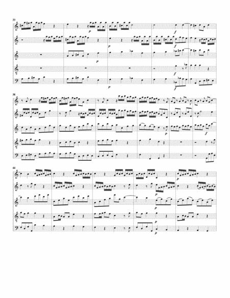 Concerto grosso, Op.6, no.4 (arrangement for 5 recorders)