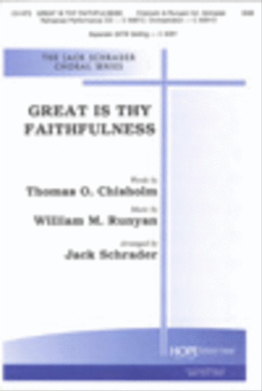 Book cover for Great Is Thy Faithfulness