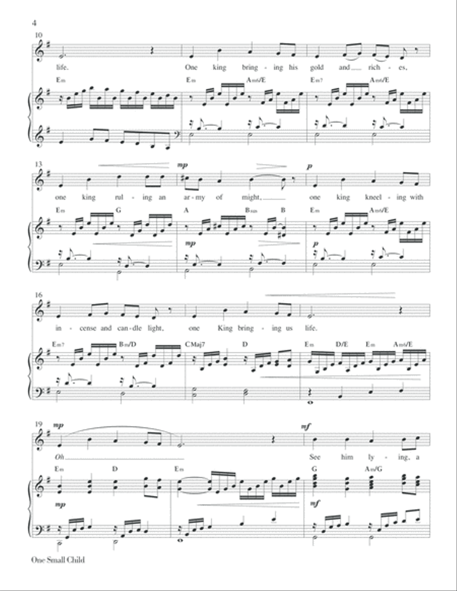 One Small Child Choir scores gallery preview page 5