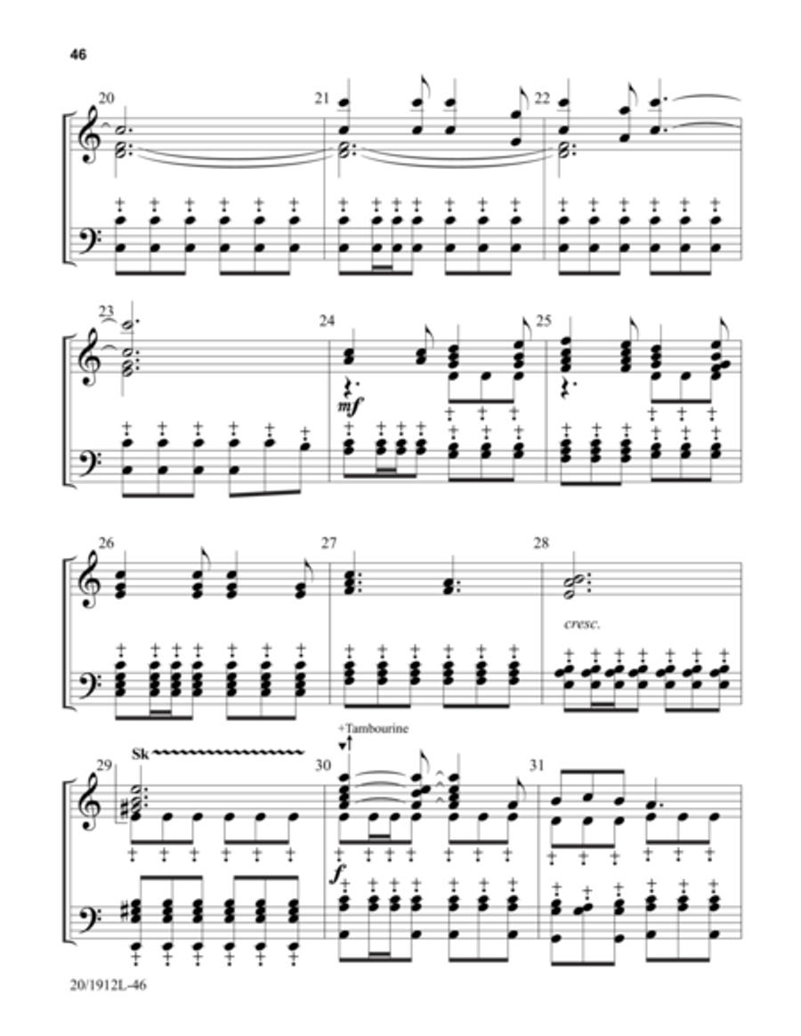 The Journey to Bethlehem 5-Octaves scores gallery preview page 22