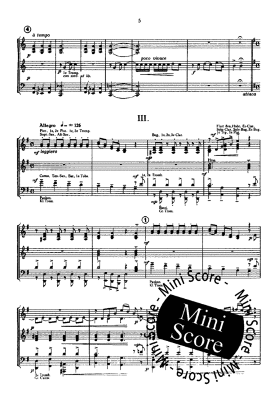 Capricieuse Recreaties Concert Band scores gallery preview page 7