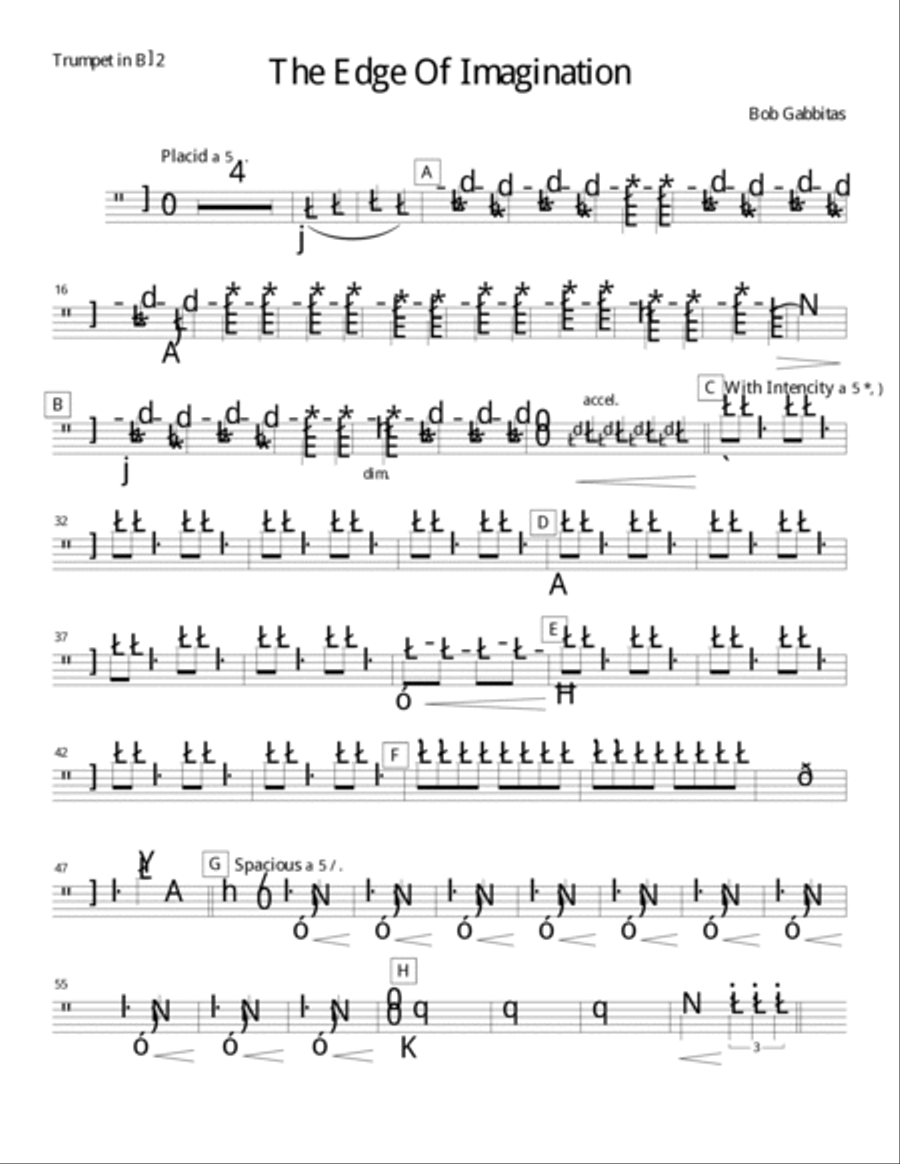 The Edge Of Immagination Brass Ensemble scores gallery preview page 4