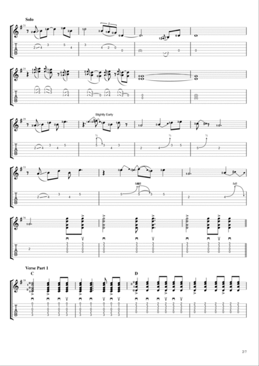 Wish You Were Here Classical Guitar scores gallery preview page 2