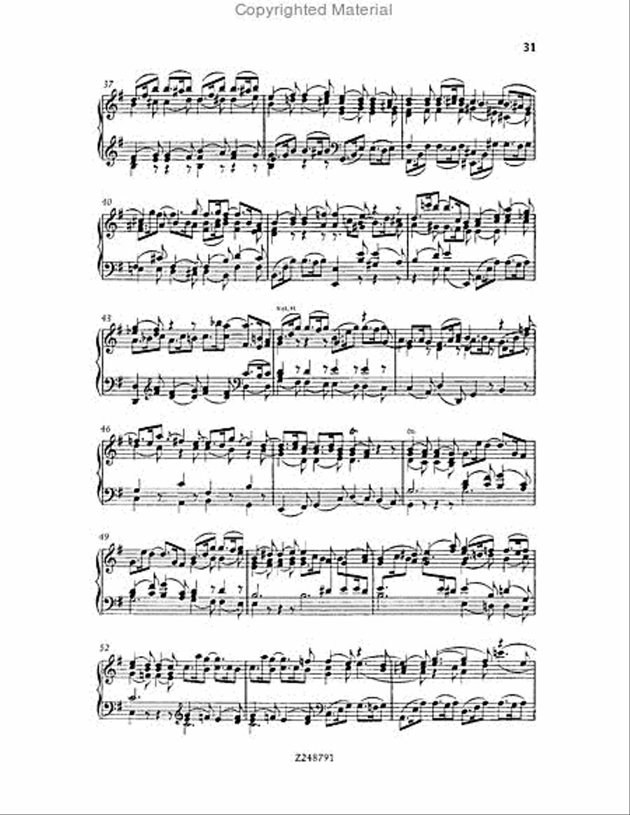 Christmas Oratorio, BWV 248 Choir scores gallery preview page 30