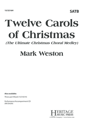 Book cover for Twelve Carols of Christmas