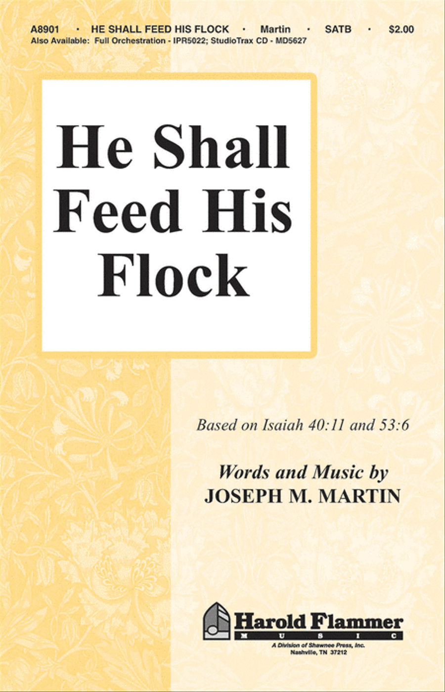 He Shall Feed His Flock 4-Part scores gallery preview page 1