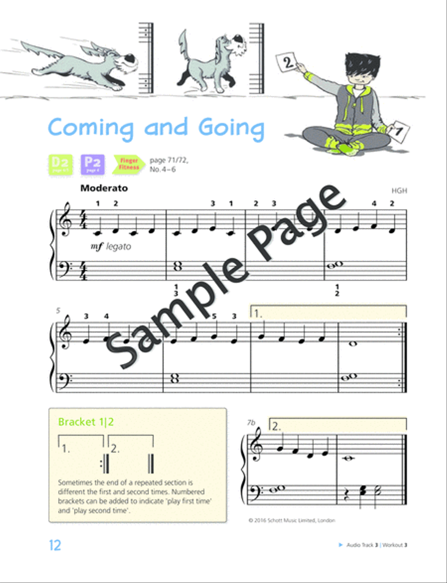 Piano Junior: Lesson Book 2 Piano Method scores gallery preview page 13